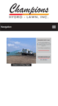 Mobile Screenshot of championshydrolawn.com